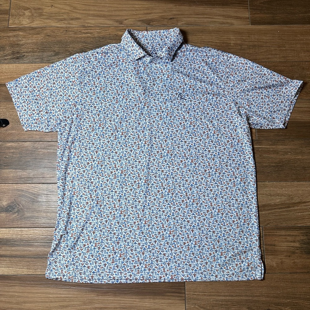 Rhoback Polo Houston Texas Theme 3X XXXL